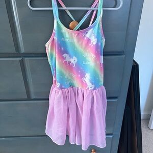 Rainbow Unicorn Dress for Kids